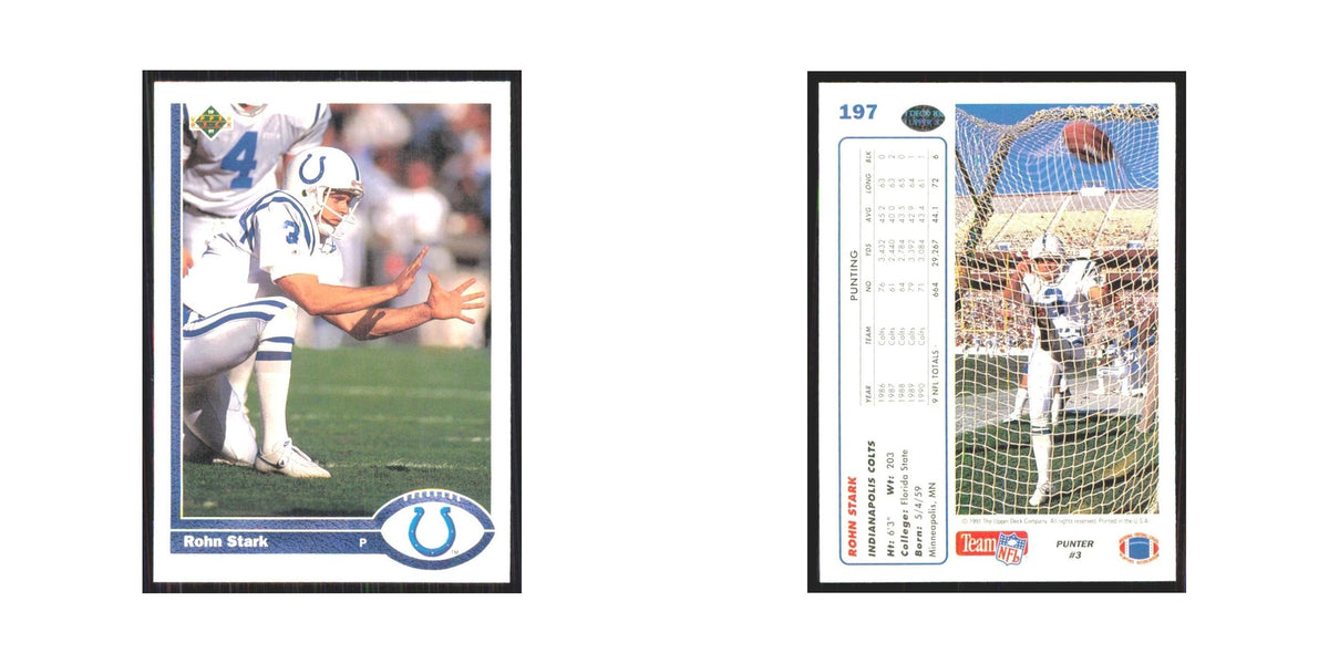 1991 Upper Deck Rohn Stark Colts #197
