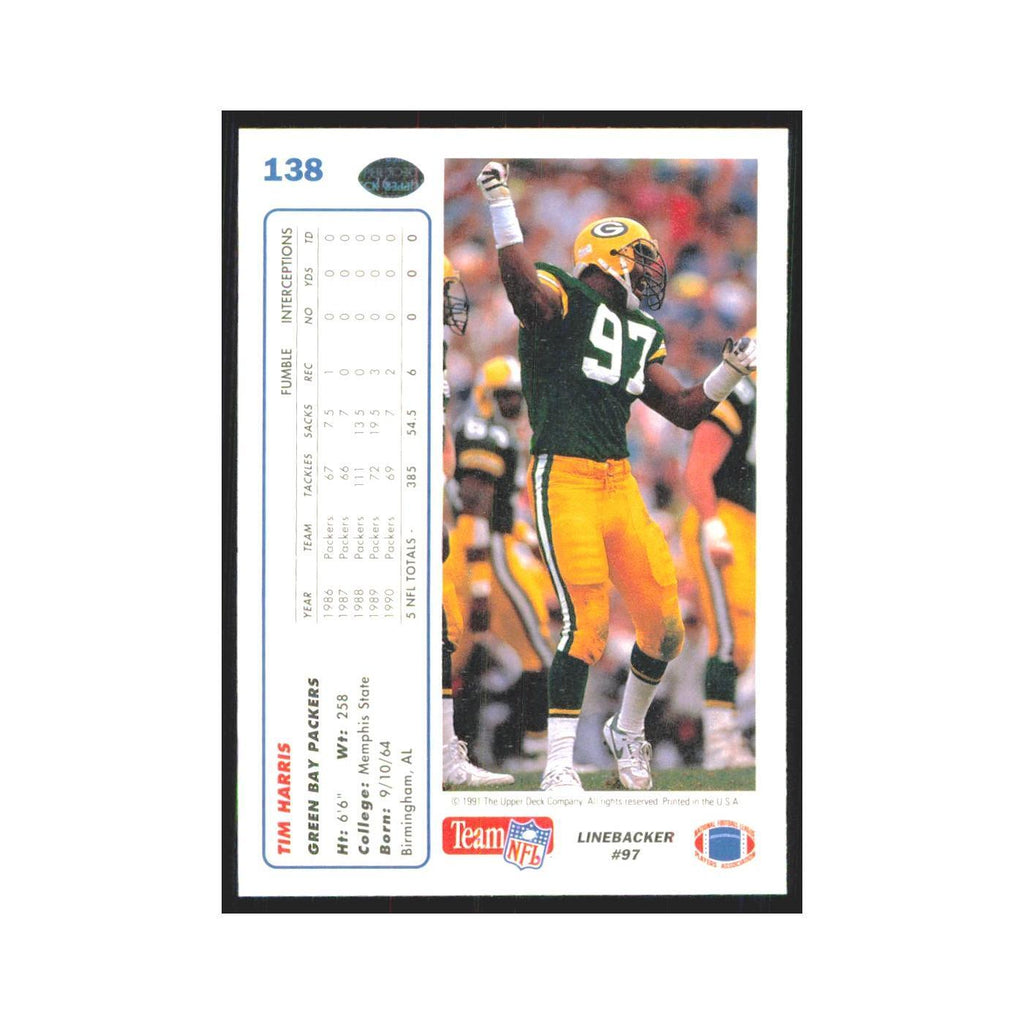 1991 Upper Deck Tim Harris Packers #138