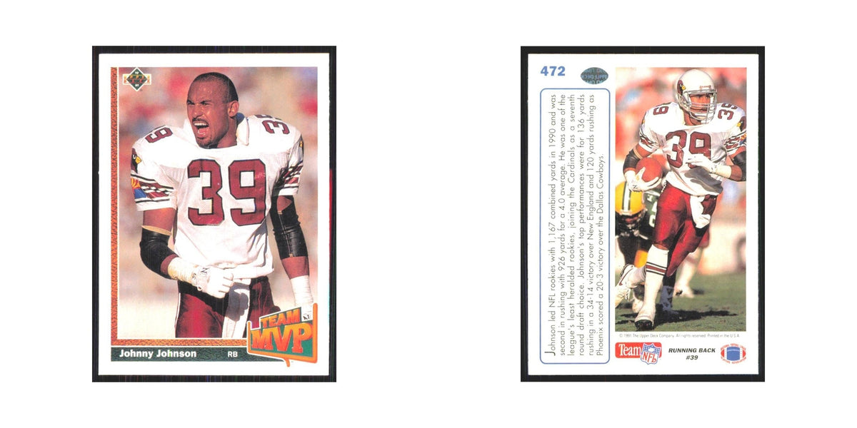 1991 Upper Deck Johnny Johnson Phoenix Cardinals #472