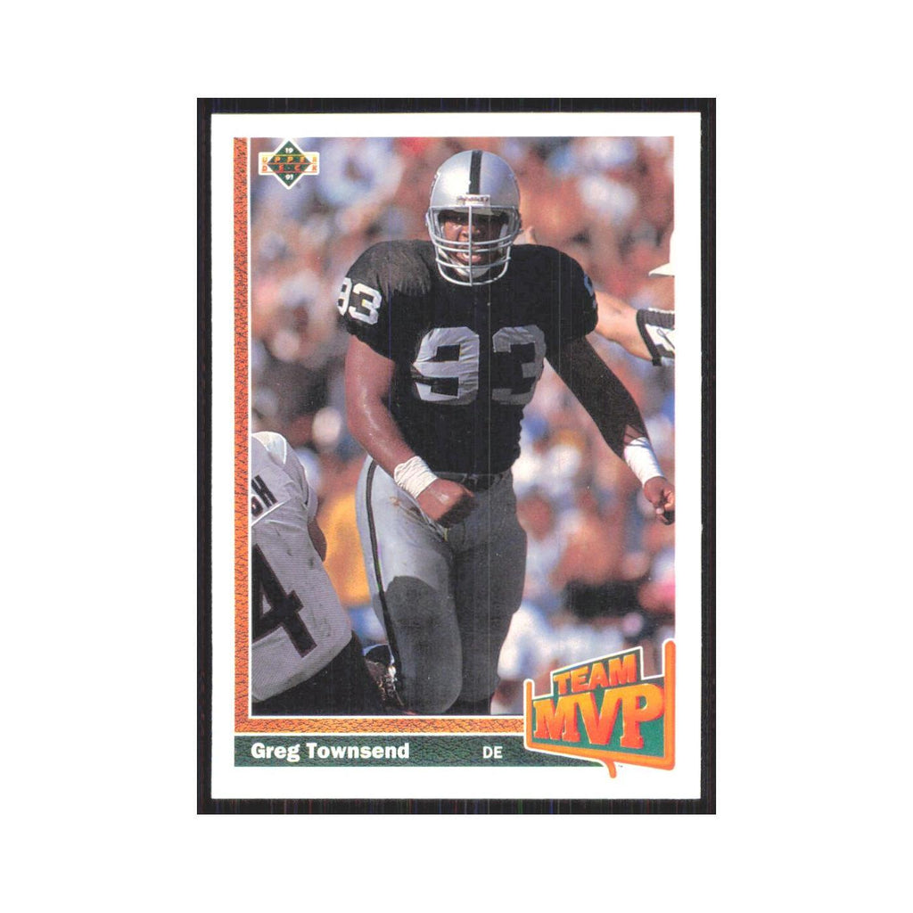 1991 Upper Deck Greg Townsend Los Angeles Raiders #463