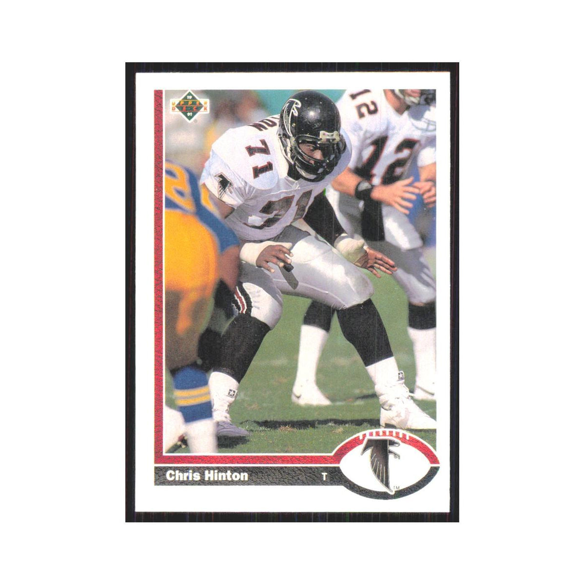 1991 Upper Deck Chris Hinton Falcons #394