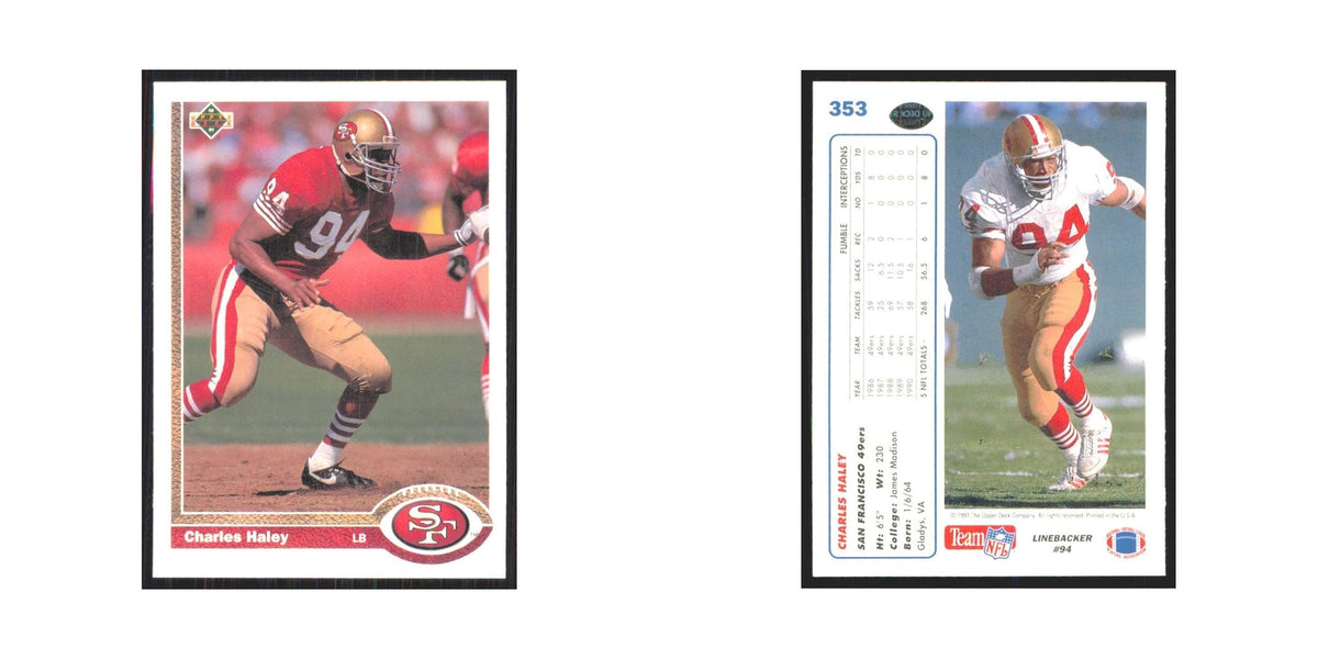 1991 Upper Deck Charles Haley 49ers #353