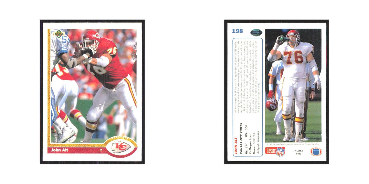 1991 Upper Deck John Alt Chiefs #198