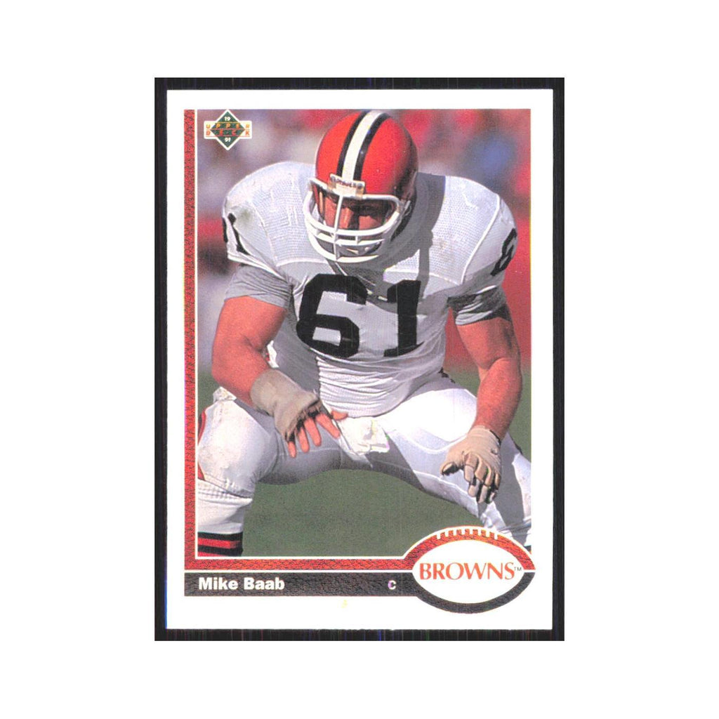 1991 Upper Deck Mike Baab Browns #306