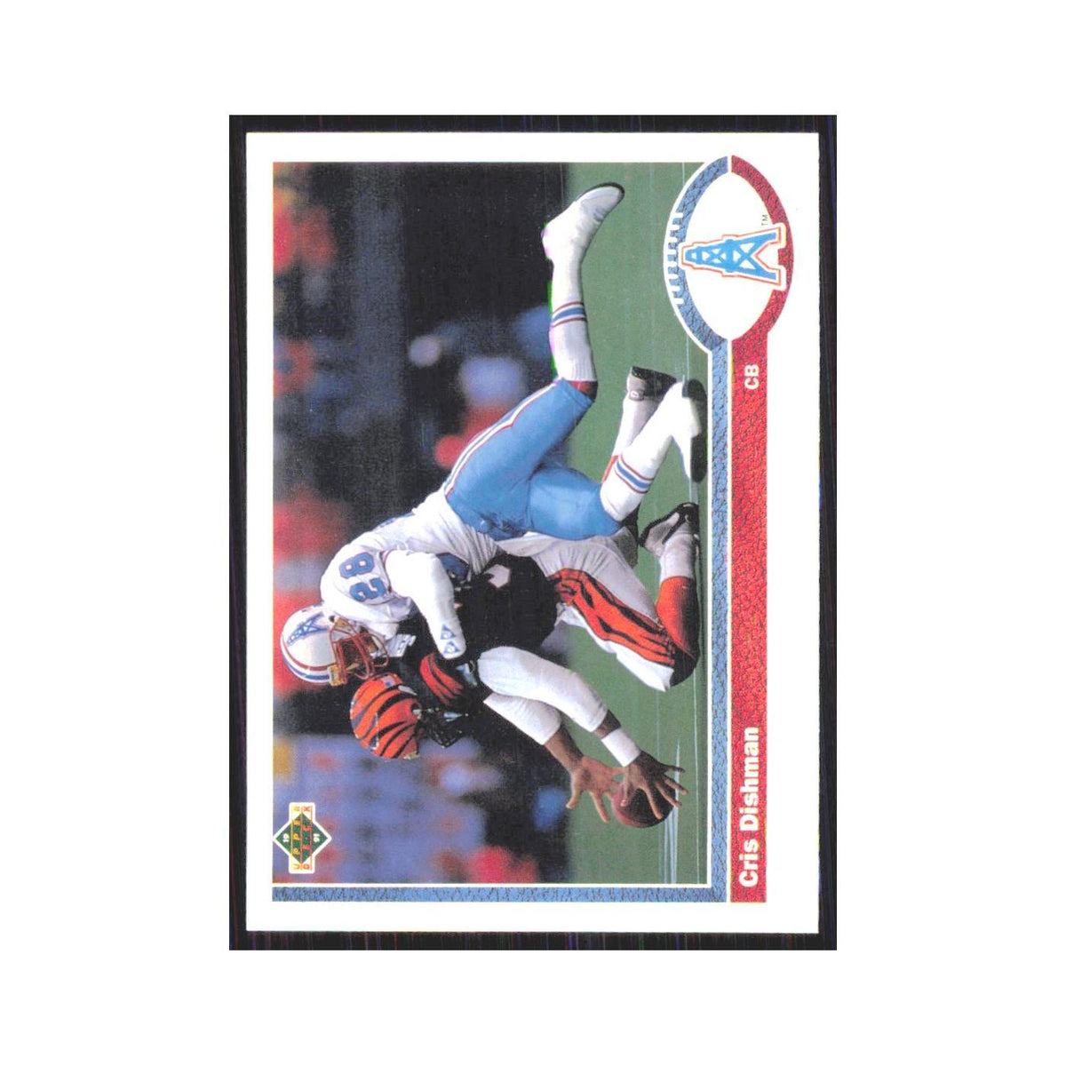 1991 Upper Deck Cris Dishman Houston Oilers #279