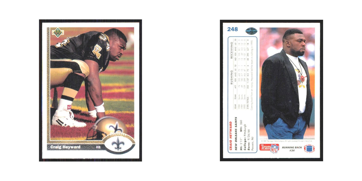 1991 Upper Deck Craig Heyward Saints #248