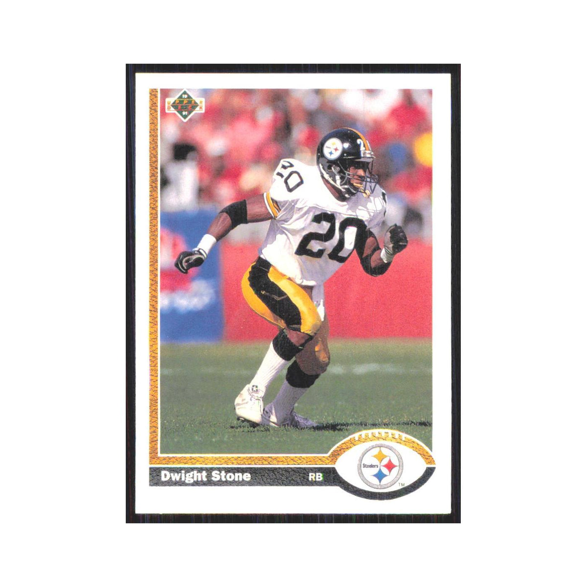 1991 Upper Deck Dwight Stone Steelers #304