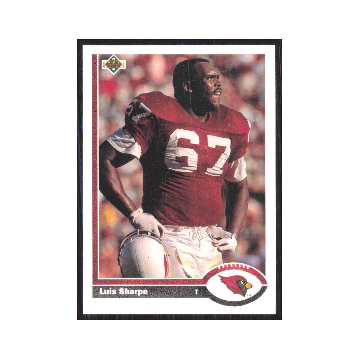 1991 Upper Deck Luis Sharpe Phoenix Cardinals #428