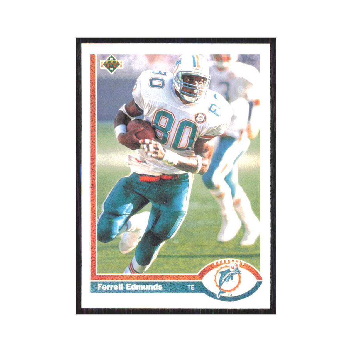 1991 Upper Deck Ferrell Edmunds Dolphins #291