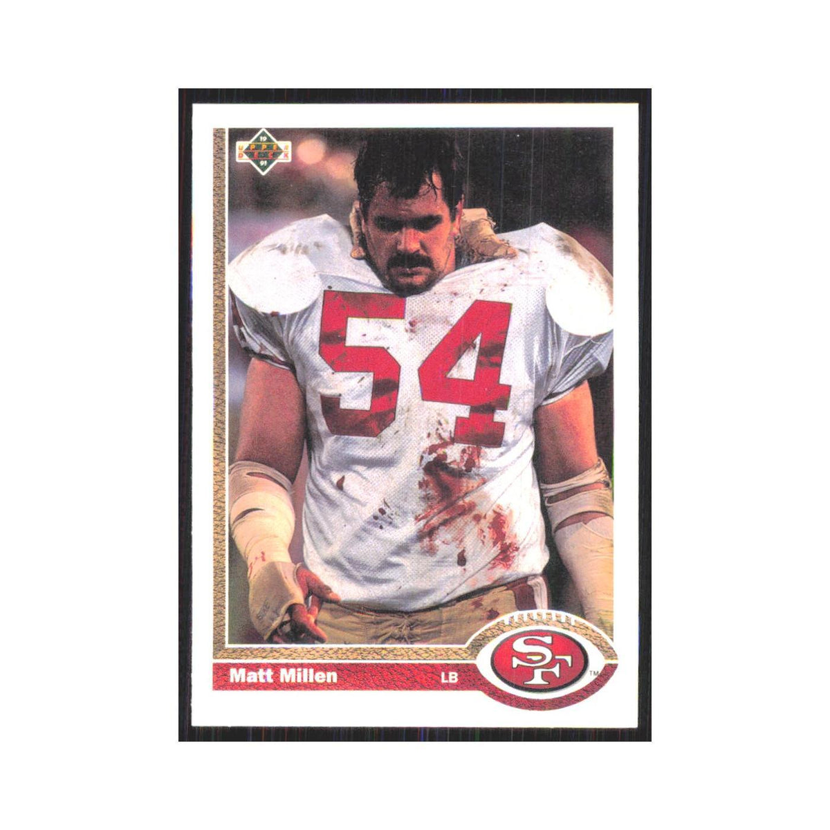 1991 Upper Deck Matt Millen 49ers #409