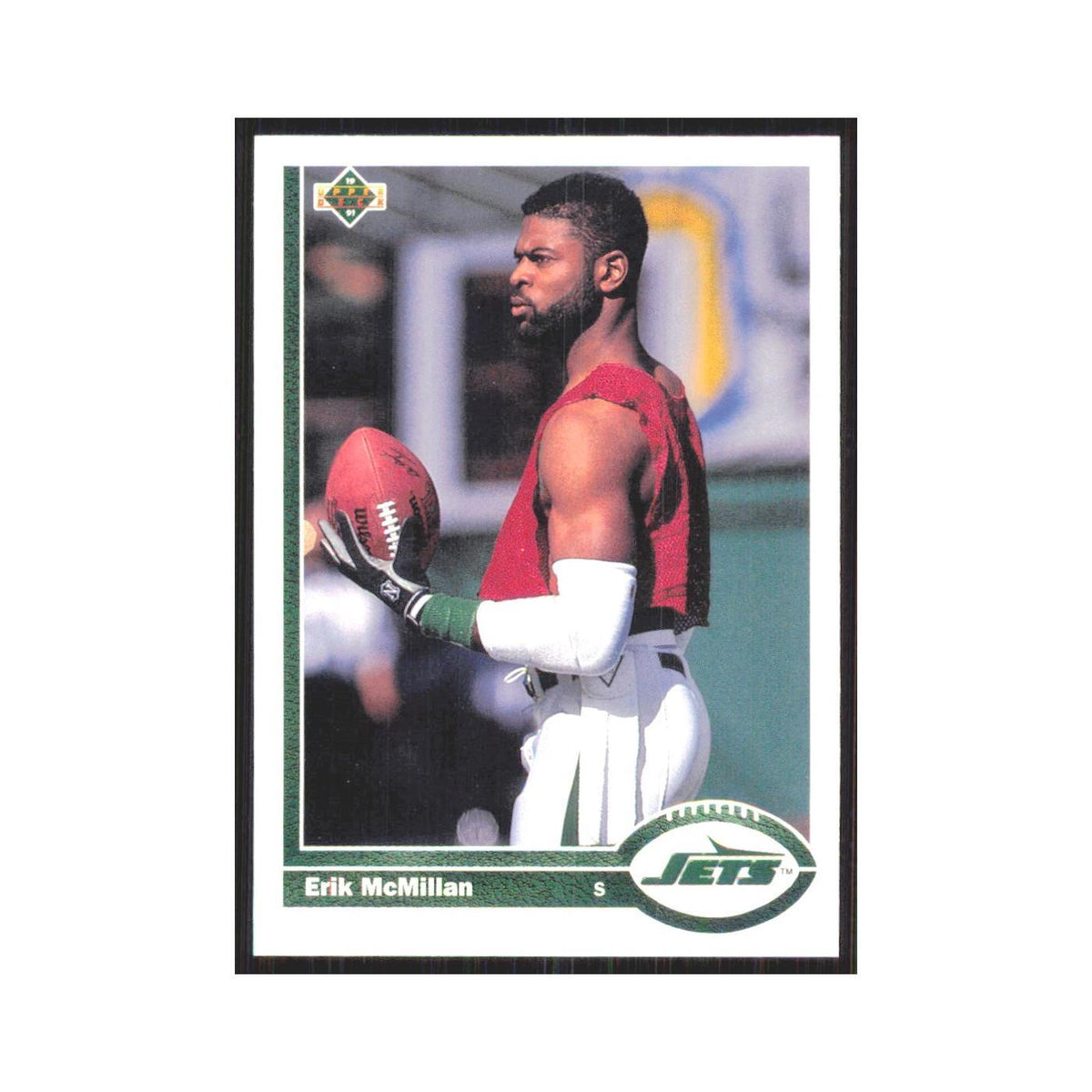 1991 Upper Deck Erik McMillan Jets #211