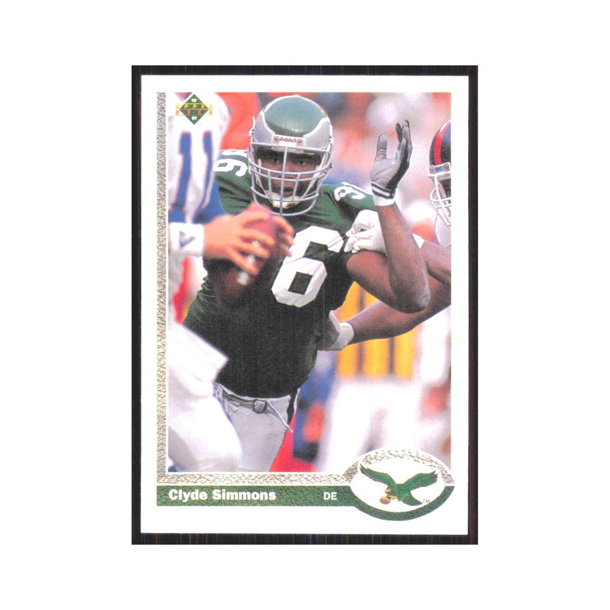 1991 Upper Deck Clyde Simmons Eagles #130
