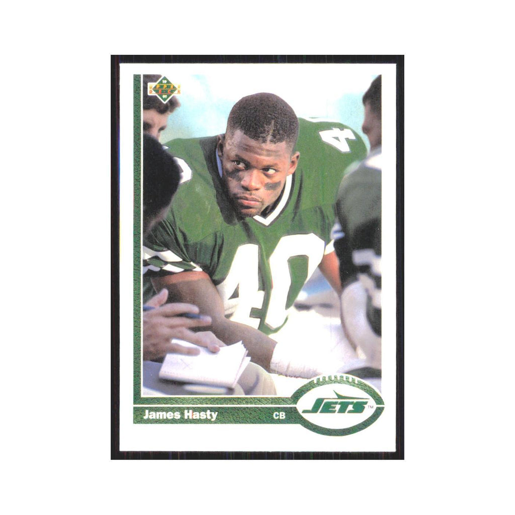 1991 Upper Deck James Hasty Jets #190