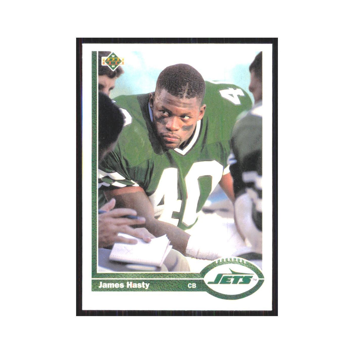 1991 Upper Deck James Hasty Jets #190