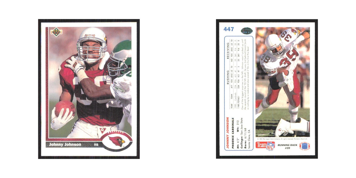 1991 Upper Deck Johnny Johnson Phoenix Cardinals #447