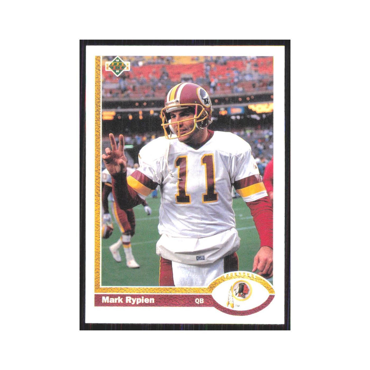 1991 Upper Deck Mark Rypien Redskins #280