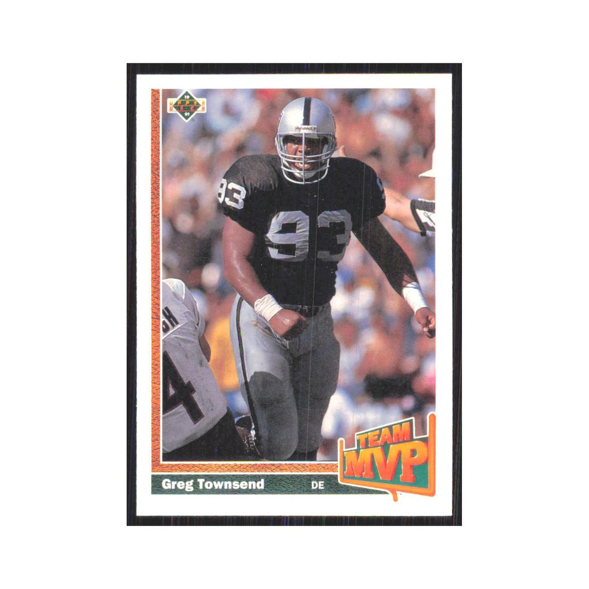 1991 Upper Deck Greg Townsend Los Angeles Raiders #463