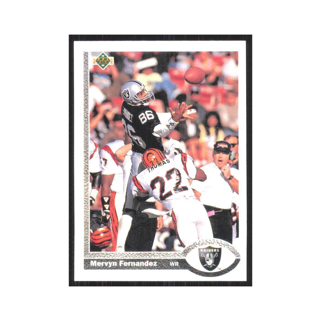 1991 Upper Deck Mervyn Fernandez Los Angeles Raiders #180