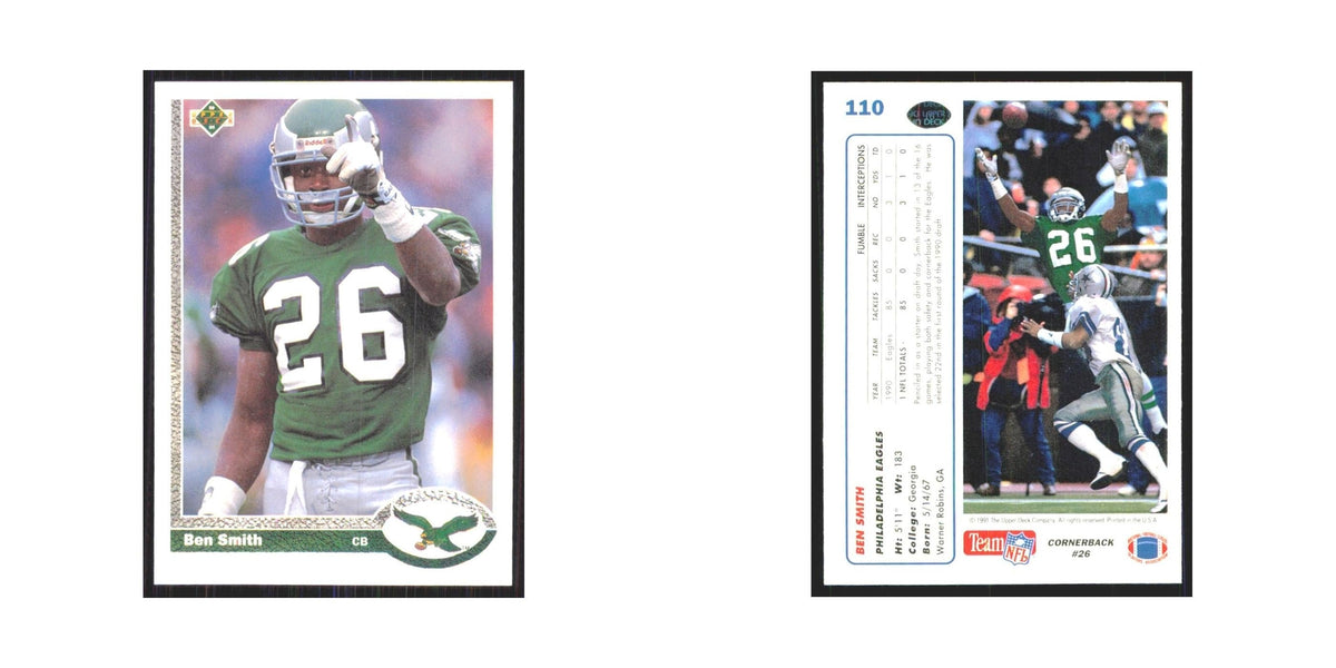 1991 Upper Deck Ben Smith Eagles #110