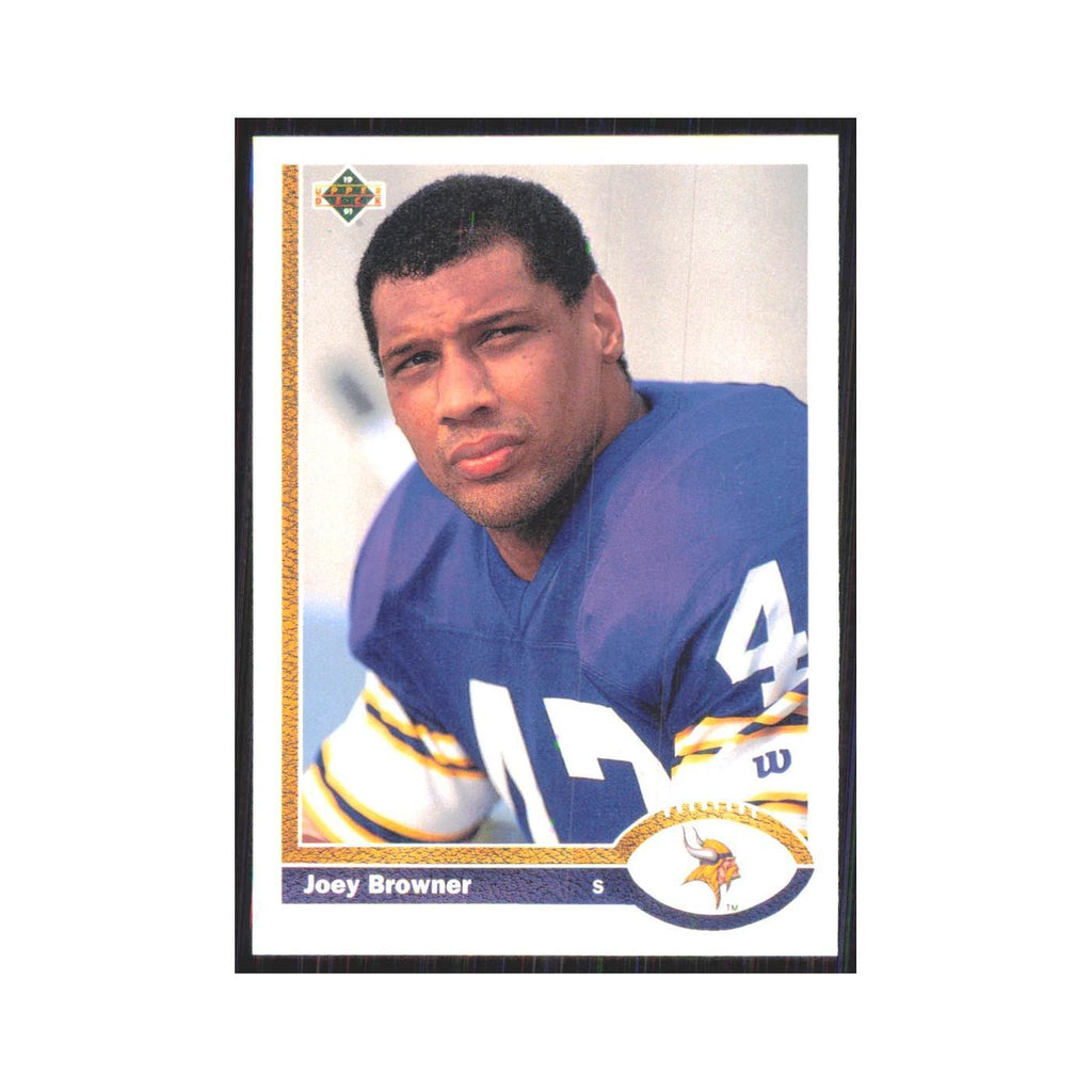 1991 Upper Deck Joey Browner Vikings #52