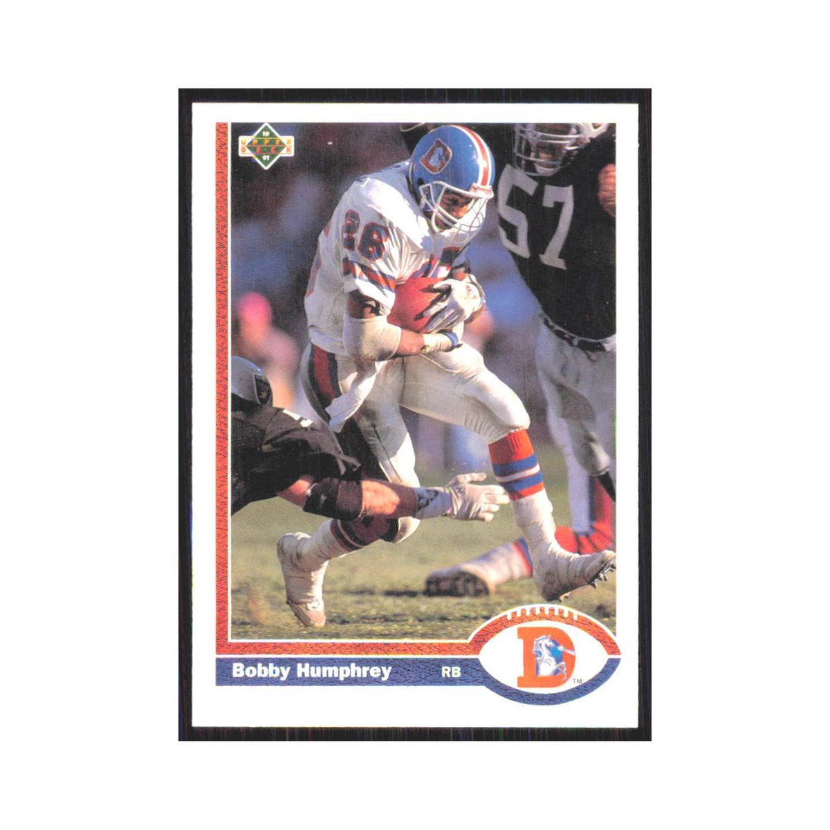 1991 Upper Deck Bobby Humphrey Broncos #142