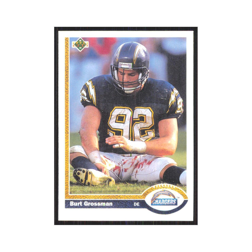 1991 Upper Deck Burt Grossman San Diego Chargers #108