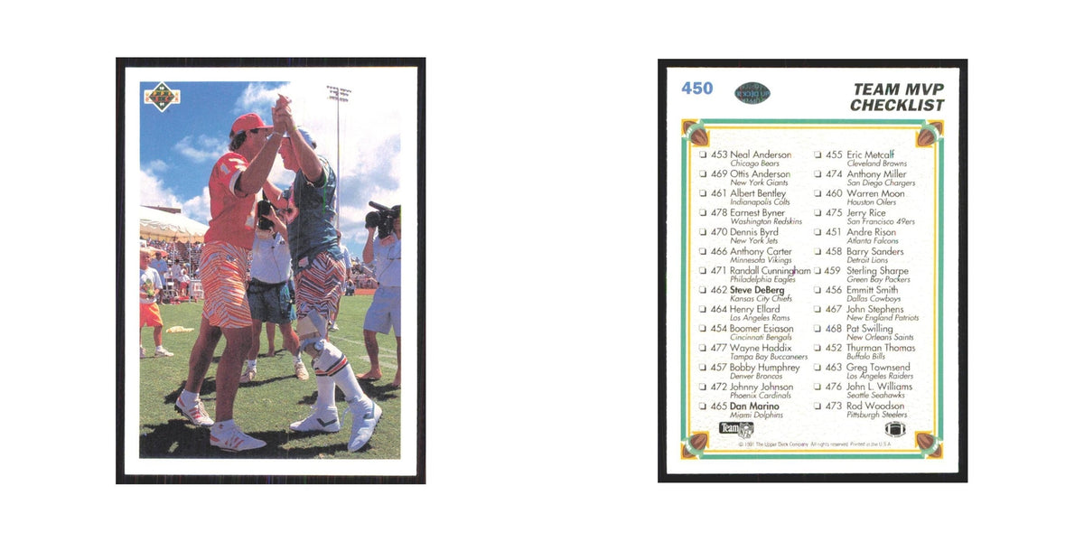 1991 Upper Deck Checklist #450