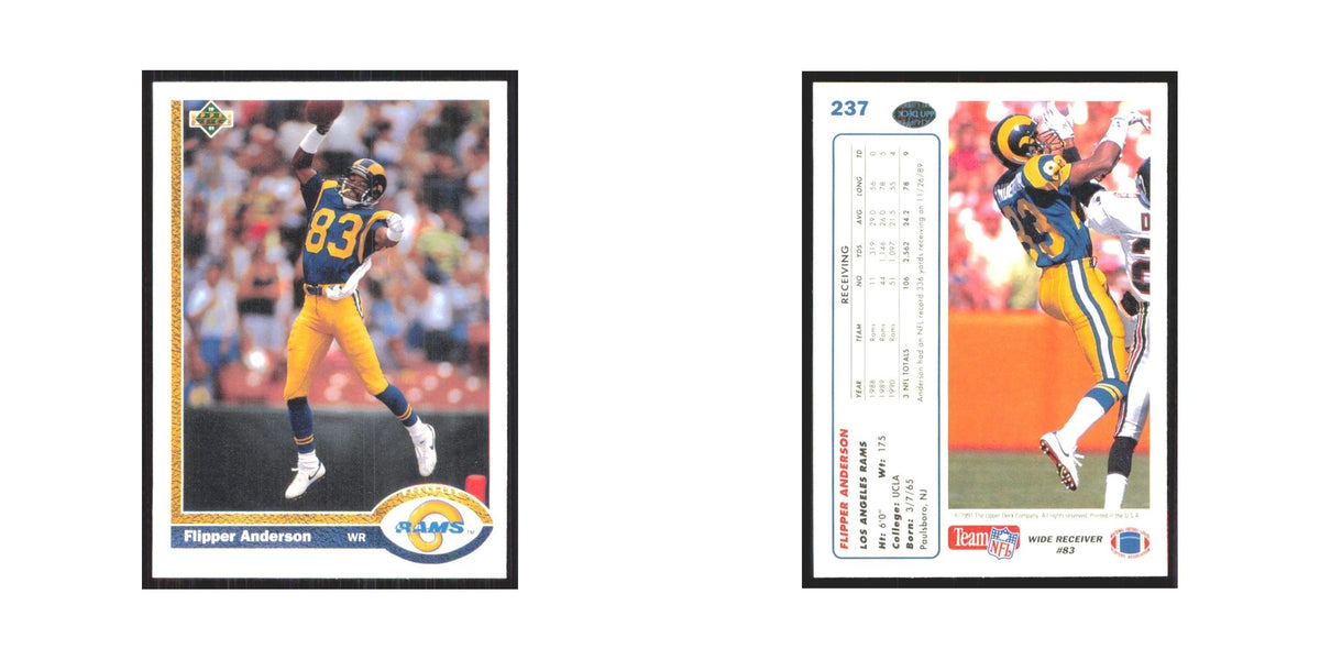 1991 Upper Deck Flipper Anderson Rams #237