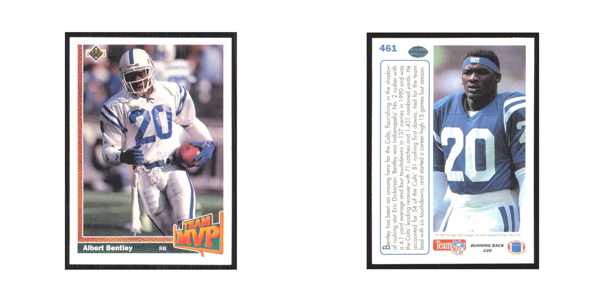 1991 Upper Deck Albert Bentley Colts #461