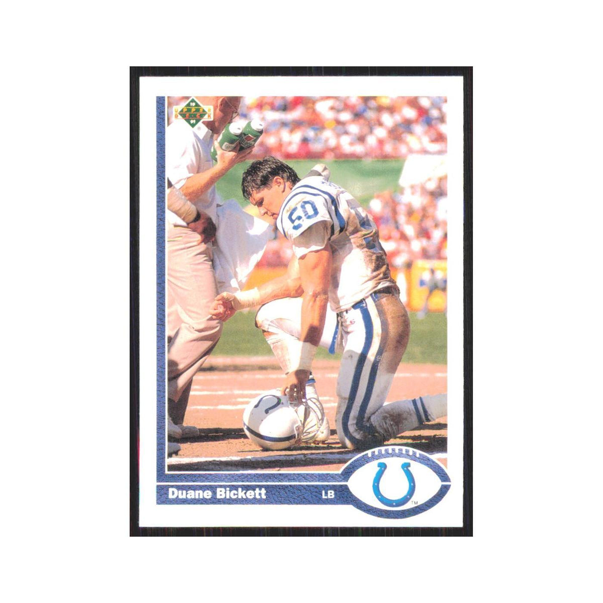 1991 Upper Deck Duane Bickett Colts #177