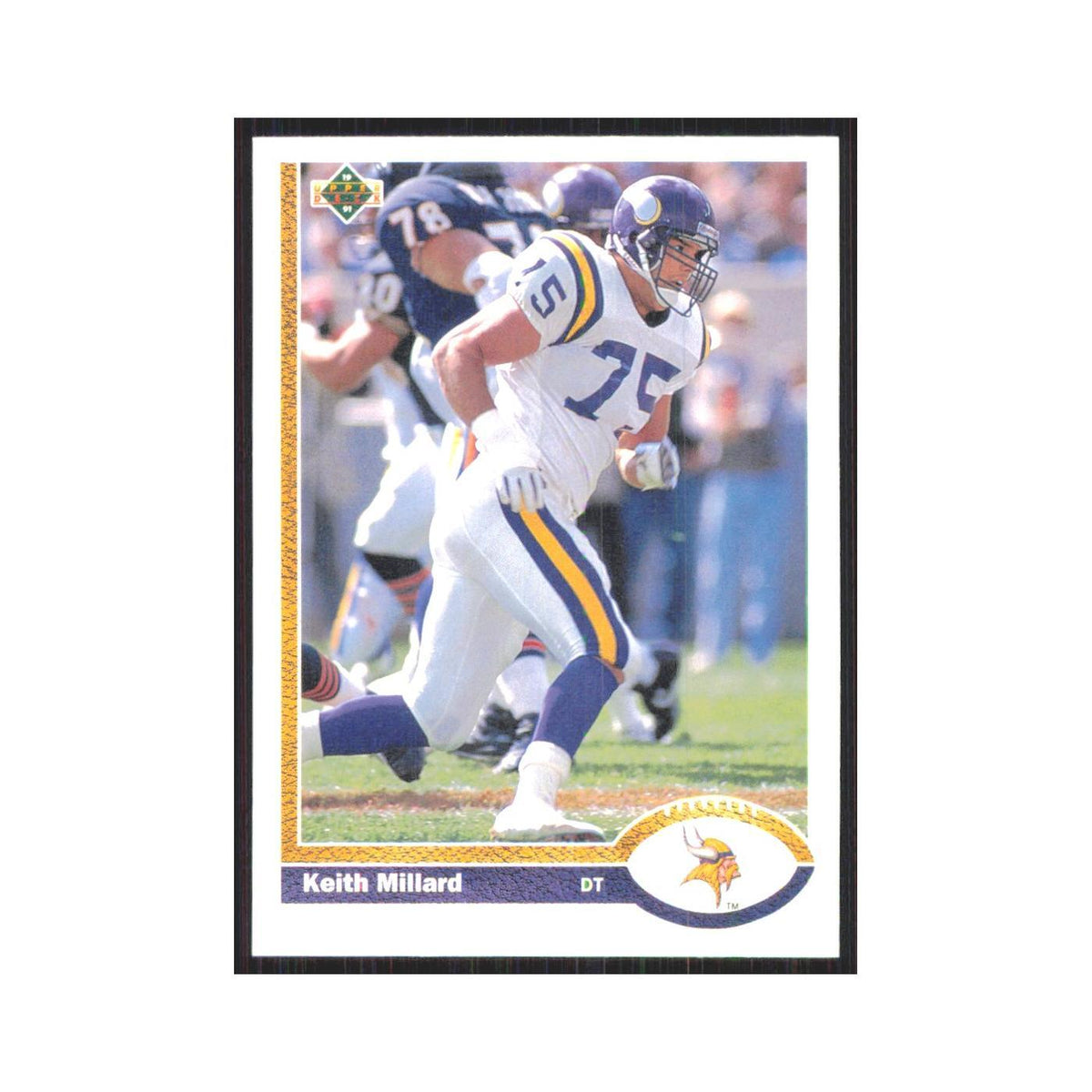 1991 Upper Deck Keith Millard Vikings #240