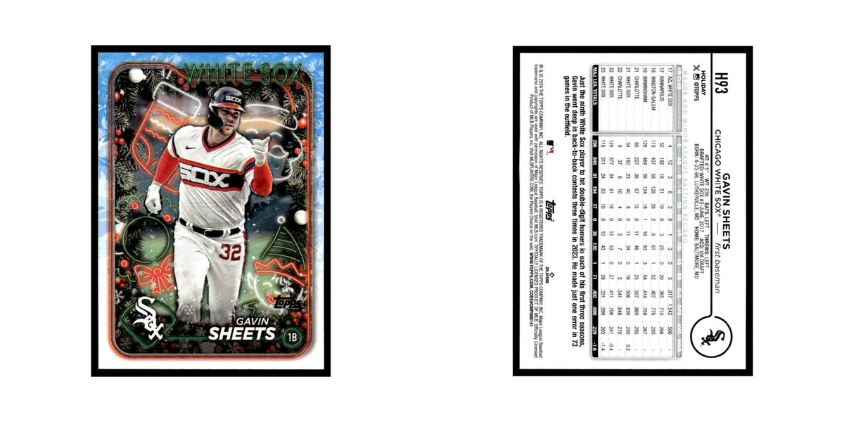 Gavin Sheets 2024 Topps Holiday #H93 Chicago White Sox Baseball Card NM