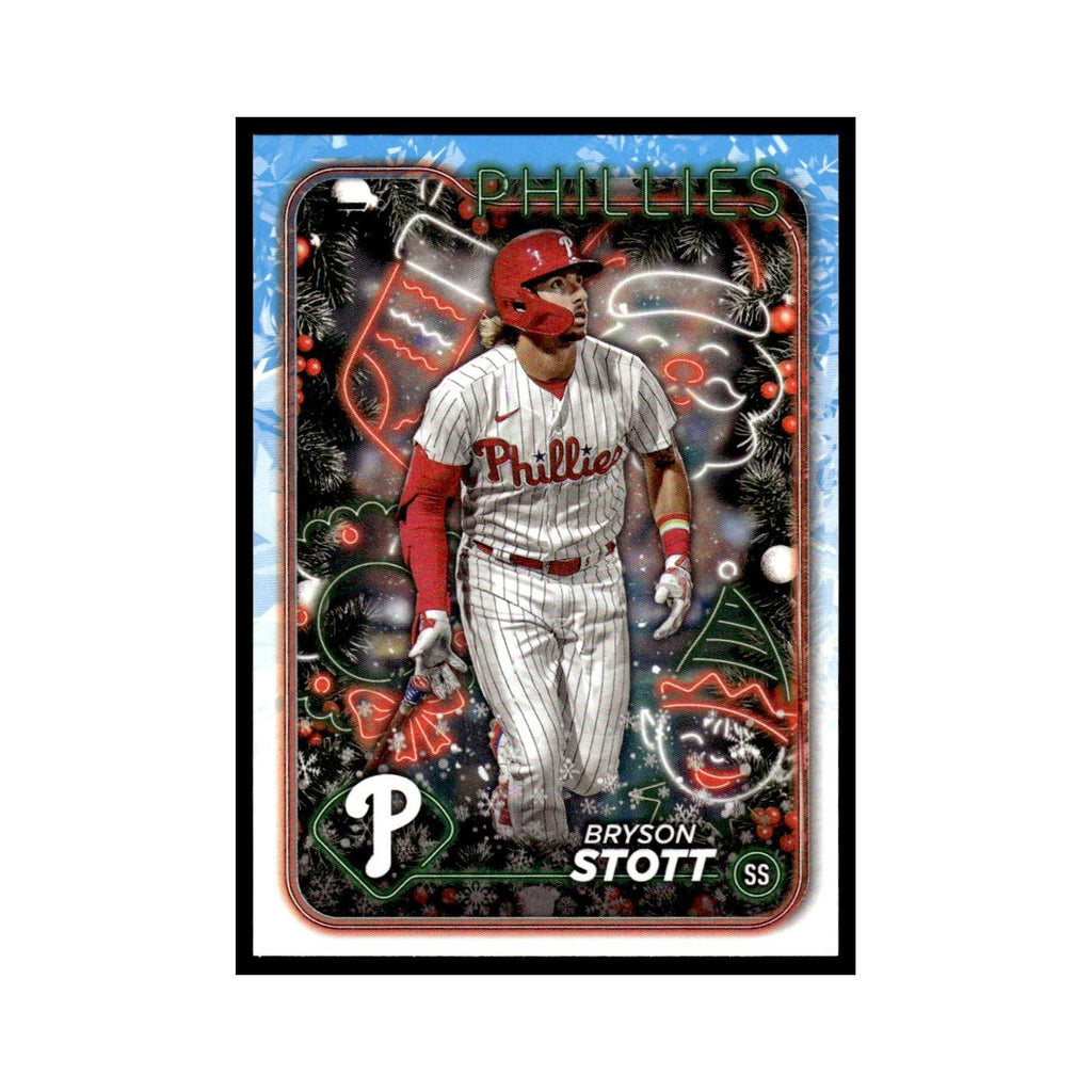 Bryson Stott 2024 Topps Holiday #H54 Philadelphia Phillies Baseball Card NM