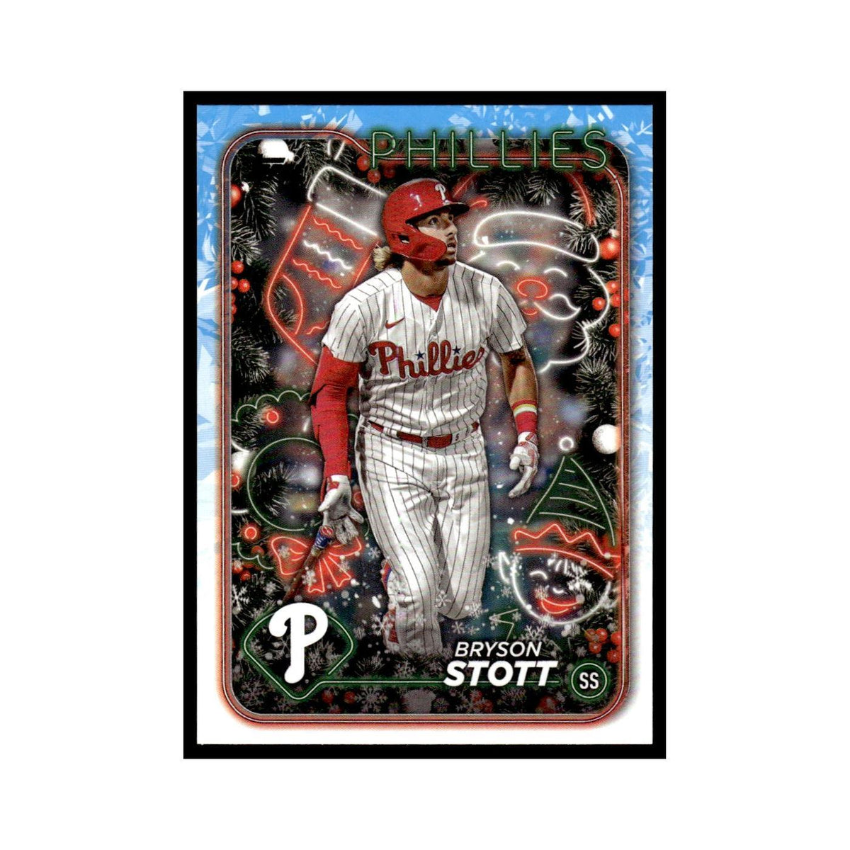 Bryson Stott 2024 Topps Holiday #H54 Philadelphia Phillies Baseball Card NM