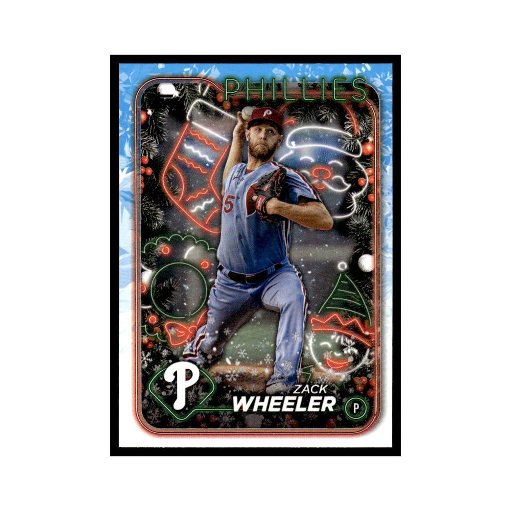 Zack Wheeler 2024 Topps Holiday #H6 Philadelphia Phillies Baseball Card NM