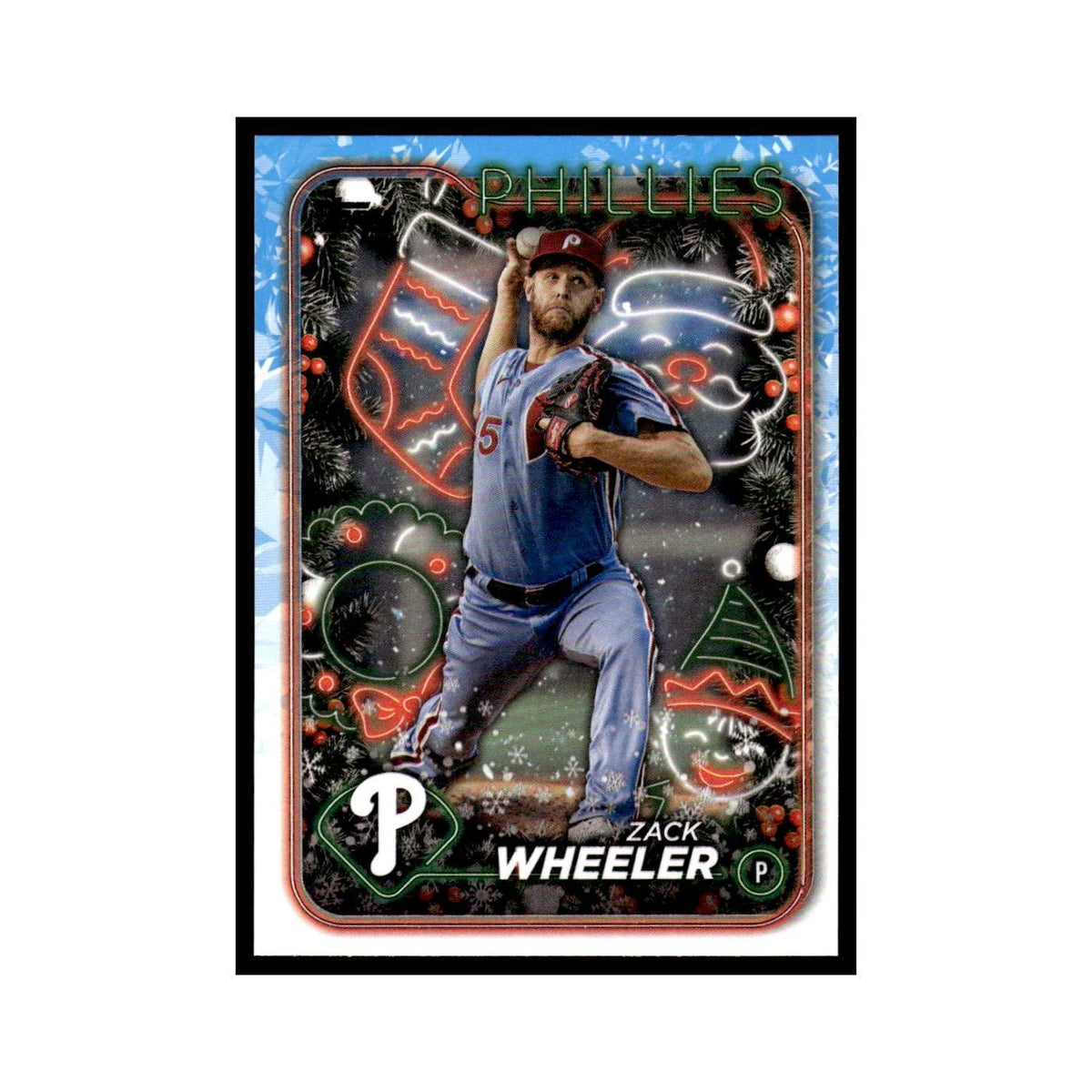 Zack Wheeler 2024 Topps Holiday #H6 Philadelphia Phillies Baseball Card NM