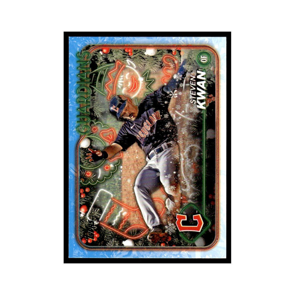 Steven Kwan 2024 Topps Holiday #H159 Cleveland Guardians Baseball Card NM