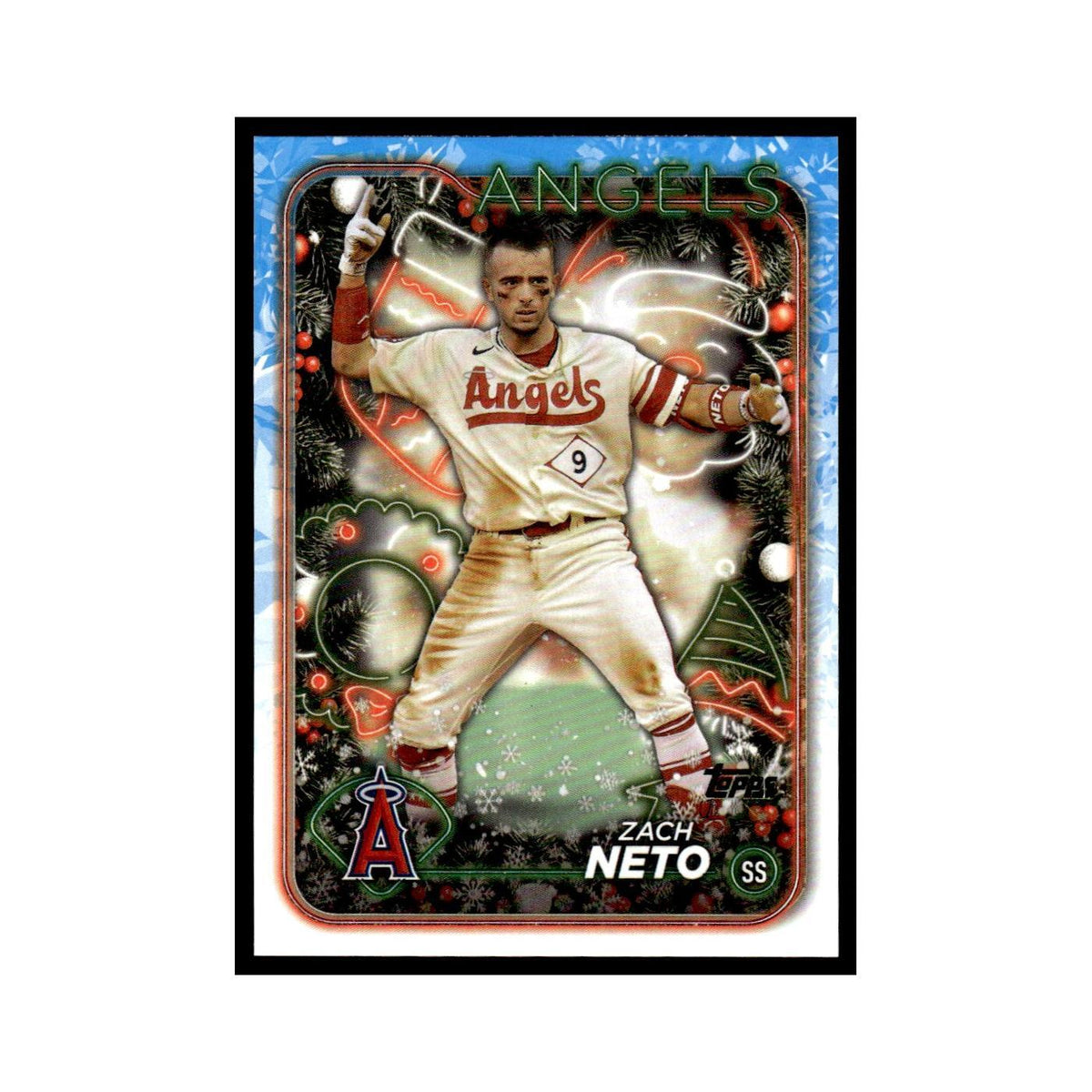 Zach Neto 2024 Topps Holiday #H157 Los Angeles Angels Baseball Card NM