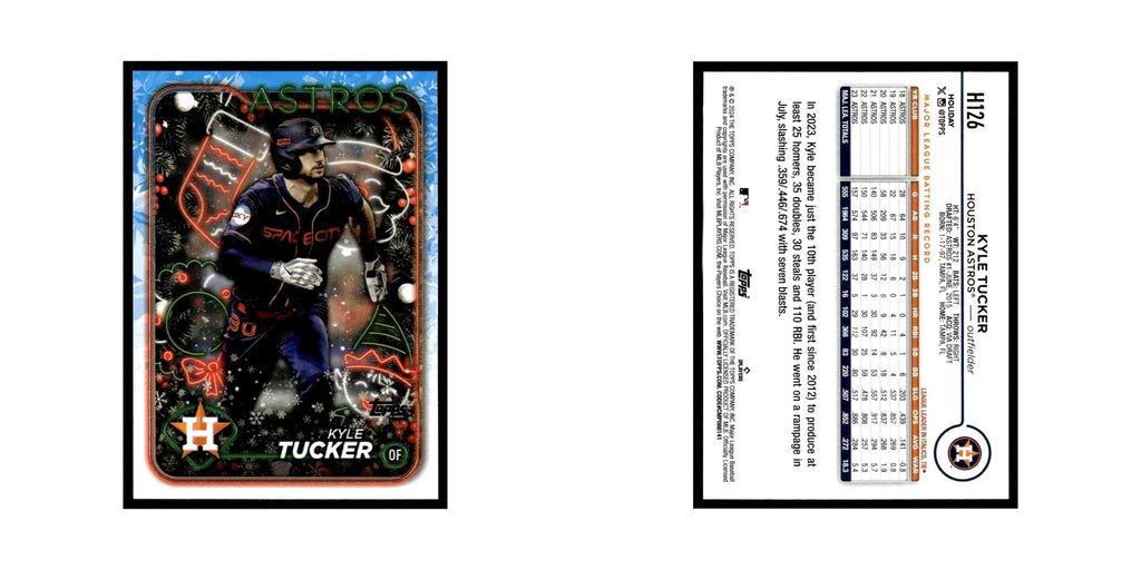 Kyle Tucker 2024 Topps Holiday #H126 Houston Astros Baseball Card NM