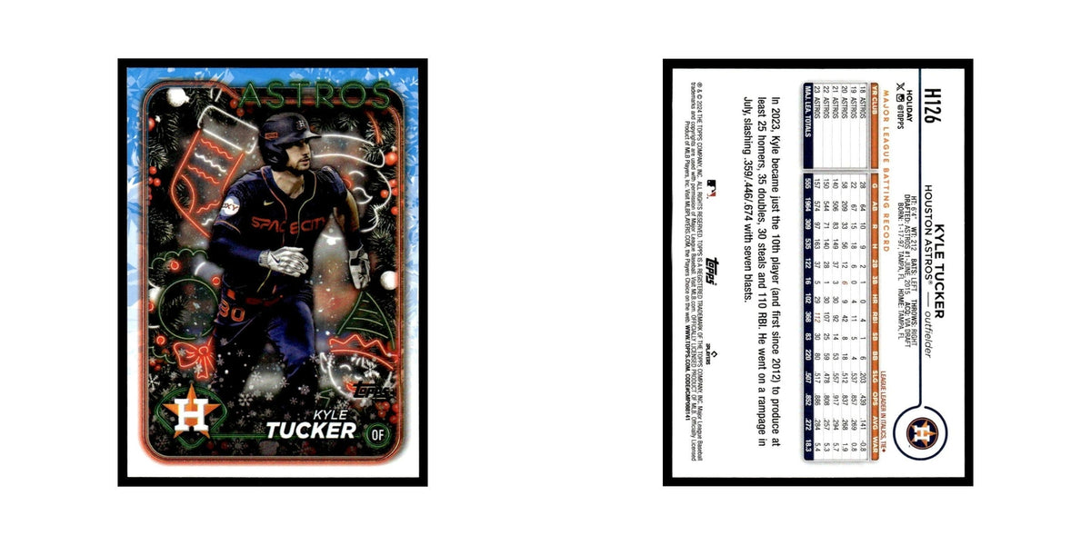 Kyle Tucker 2024 Topps Holiday #H126 Houston Astros Baseball Card NM