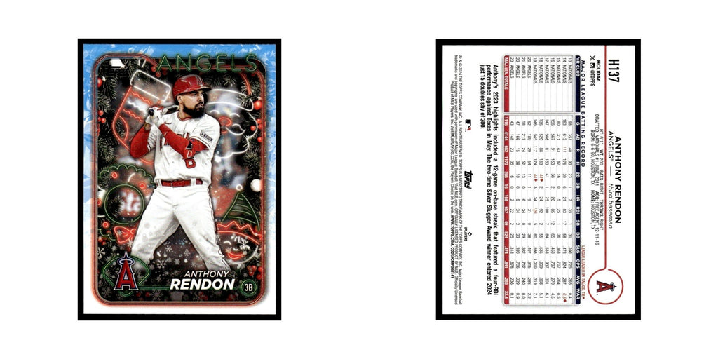 Anthony Rendon 2024 Topps Holiday #H137 Los Angeles Angels Baseball Card NM