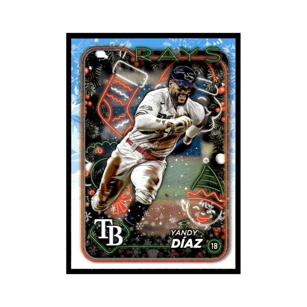 Yandy Díaz 2024 Topps Holiday #H17 Tampa Bay Rays Baseball Card NM