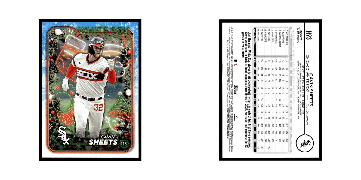 Gavin Sheets 2024 Topps Holiday #H93 Chicago White Sox Baseball Card NM