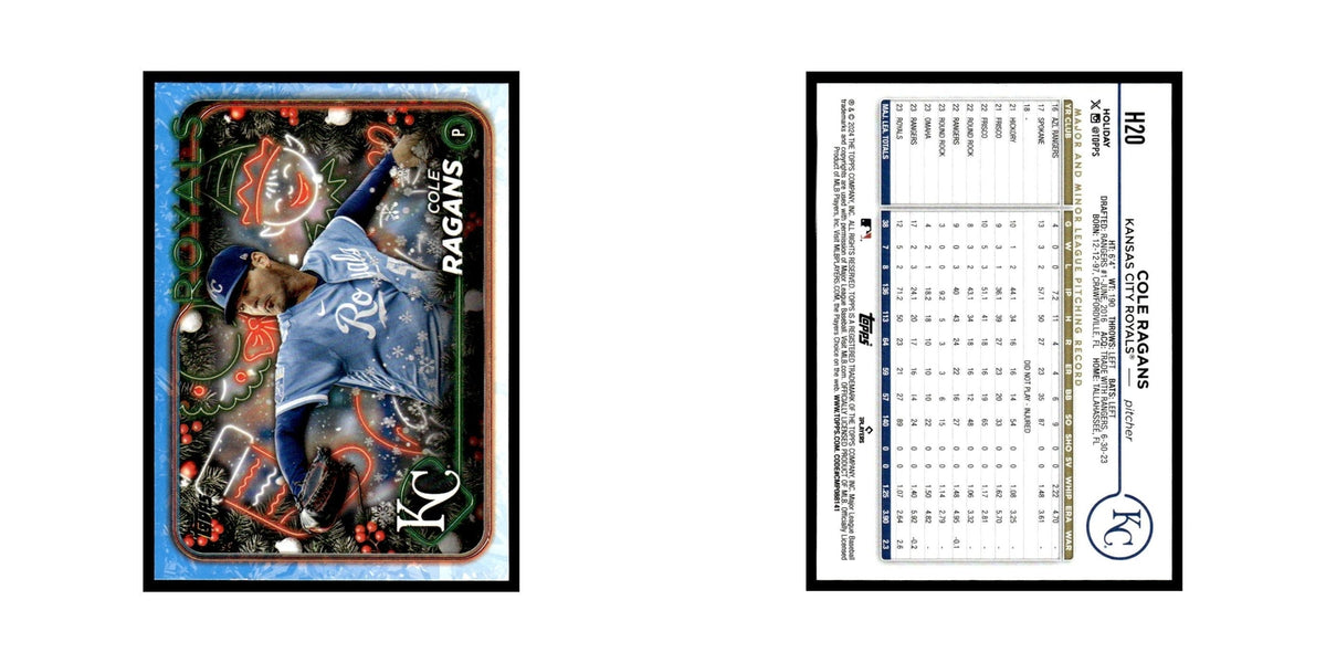 Cole Ragans 2024 Topps Holiday #H20 Kansas City Royals Baseball Card NM