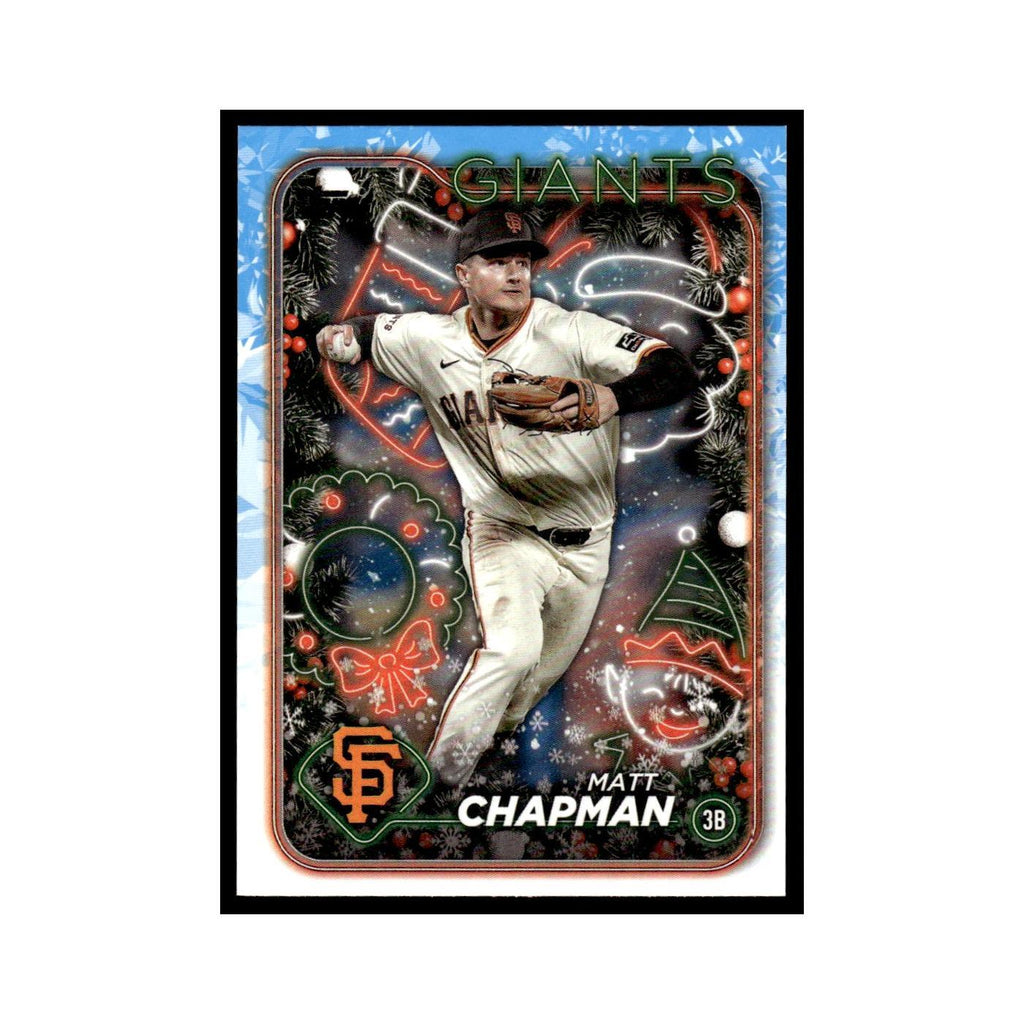 Matt Chapman 2024 Topps Holiday #H26 San Francisco Giants Baseball Card NM