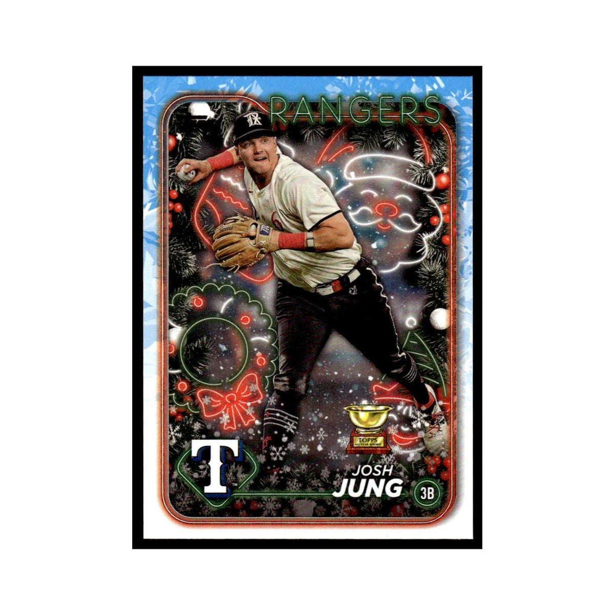 Josh Jung 2024 Topps Holiday #H73 Texas Rangers Baseball Card NM