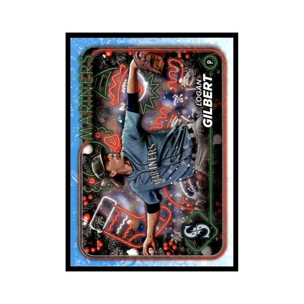 Logan Gilbert 2024 Topps Holiday #H156 Seattle Mariners Baseball Card NM
