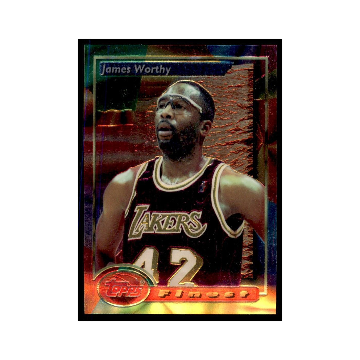 1993 Topps Finest James Worthy Basketball Cards #181