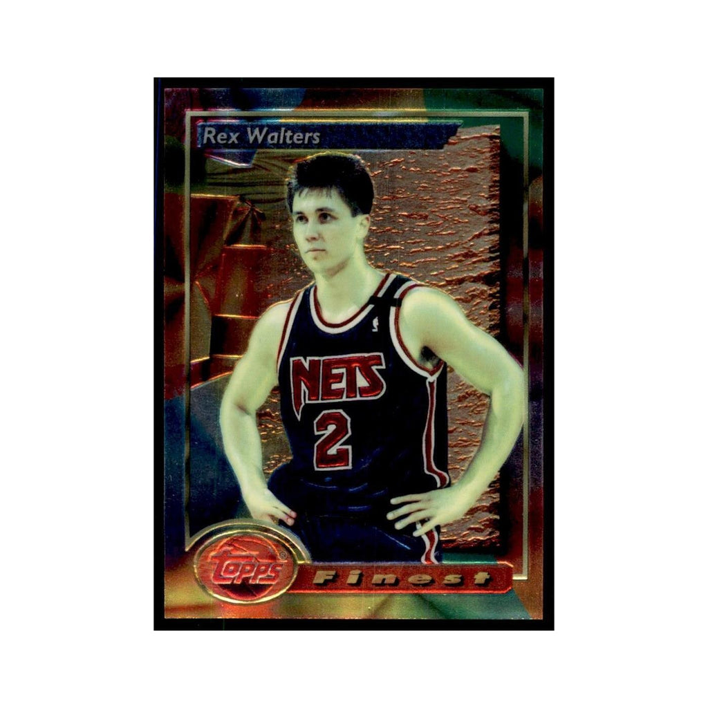 1993 Topps Finest Rex Walters Basketball Cards #190