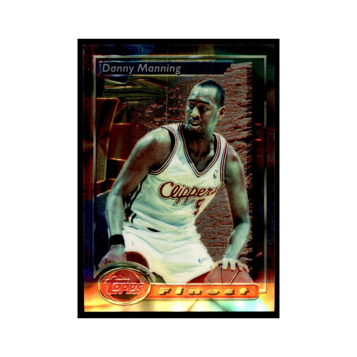1993 Topps Finest Danny Manning Basketball Cards #148